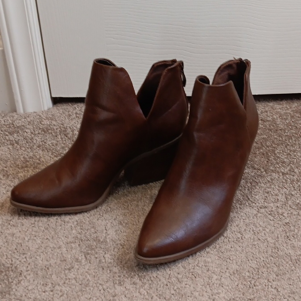 Brown Wedge Ankle Boots Michael Shannon